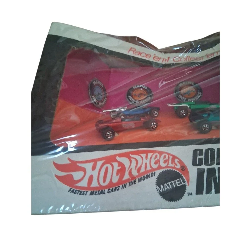 Vintage Hot Wheels Redline Cars Collectors Indy Team Sealed NOS Christmas Gift